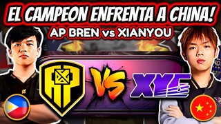 ¡EL CAMPEON DEL MUNDO ENFRENTA AL CAMPEON DE CHINA! AP BREN vs XIANYOU - MSC 2024 | MOBILE LEGENDS