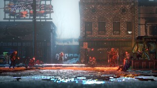 2.5D retro sci-fi game aksi dystopian "DIGANTI"