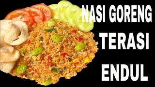 RESEP NASI GORENG TERASI PETAI  ALA UNI CHECHE