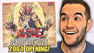Opening A VINTAGE Yugioh Box From 20 Years Ago! (Ancient Sanctuary)