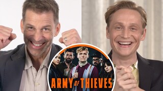 ARMY OF THIEVES Interview | Zack Snyder and Matthias Schweighofer Talk Prequel and...300 Musical?!