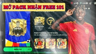 MỞ PACK NHẬN FREE CẦU THỦ OVR 101 - CHIA SẺ MAY MẮN CHO ANH EM | FC MOBILE