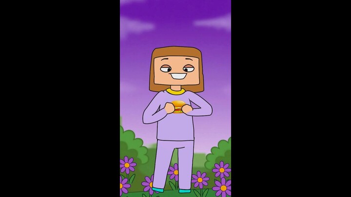 Boys vs Girls eating  Minecraft Food G1org 2DLAB #minecraft #loop #animation