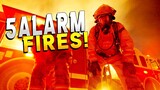 5 Alarm FIRES with Friends - Firefighting Simulator - The Squad Gameplay