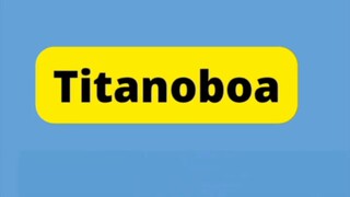 ular terbesar di dunia #ularbesar #titanoboasnake #titanoboa