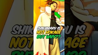 Why Shikamaru is Not HOKAGE? #shorts #naruto