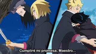 DUELE 😭 La Reacción de Boruto tras PERDER a Sasuke - Boruto y Sarada se ABRAZAN - Two Blue Vortex 5