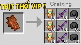 THỬ THÁCH SINH TỒN VÀ CHẾ TẠO THỊT THỐI ZOMBIE THÀNH ĐỒ CỰC VIP !! *MIẾNG THỊT THỐI = KIẾM MẠNH*