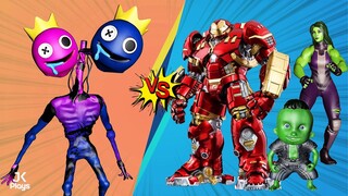FAMILY HULKBUSTER VS FAMILY CHOO CHOO CHARLES LEVEL UP BOSS (She-Hulk Episode 3)