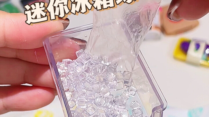Mini fridge restocked—6 fridge balls—unboxed a rare ice cube 🧊