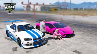 KETIKA SKYLINE DI BAWA SAMA CEWE + TEST DRAG SKYLINE v LAMBORGHINI || GTA V ROLEPLAY