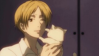 The cat teacher is jealous. Natsume likes everything furry!