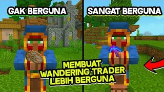 CARA UPGRADE WANDERING TRADER DI MCPE!!