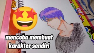 mencoba membuat karakter sendiri dengan skill seadanya:)