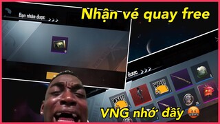 CÁCH NHẬN VÉ QUAY FREE | MỞ HÒM VÀ CÁI KẾT, KHÁ GẮT CÓ ĐÔI LỜI DẰN MẶT VNG || PUBG MOBILE