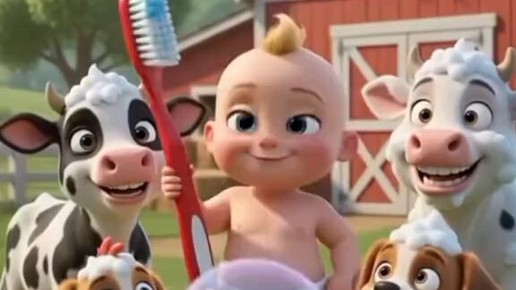 baby doing funny with his friends  😂👉
