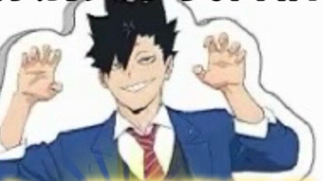 Why is Kuroo's millet handle picture so weird and sick at the same time? I can't stand it, hahahahah