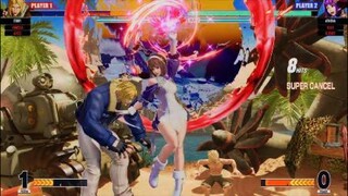 KOF15　アテナ　対空超必殺技コンボ　新しいアテナの闘い方