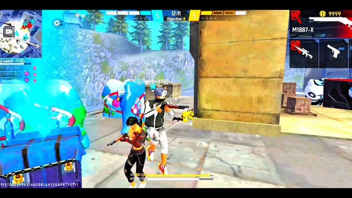 1v4 free fire gaming #bilibili