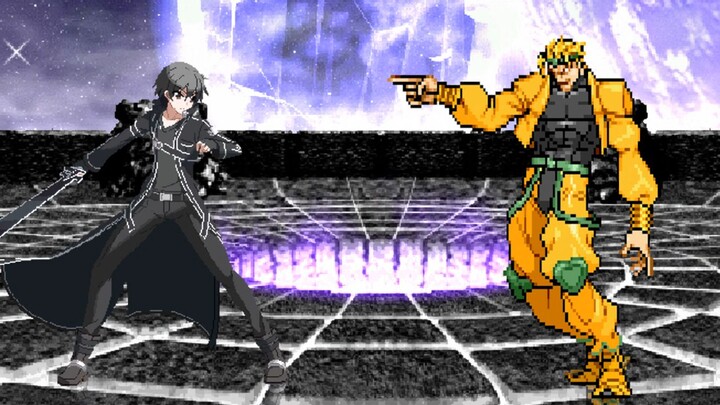 Pedang Satu Tangan Kirito VS Destiny DIO