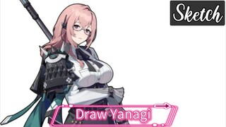 Draw Yanagi From Zenless Zone Zero (Sketch)