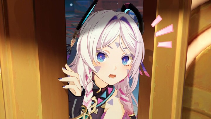 Manis banget sampai ke hati! Nenek berbulu merahmu, Xitai Li, lagi mabuk dan mengintip keluar—scene 