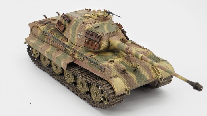 [Produksi Model Militer] Trumpeter 1:35 Pewarnaan dan Pelapukan Raja Harimau "Porsche".