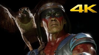 Mortal Kombat 11 - Nightwolf All Skins, Intros & Victory Poses (4K 60FPS)