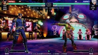 KOF15　世界１位アンヘル　シャッターストライクから空中１０段コンボ　どこからでも高火力