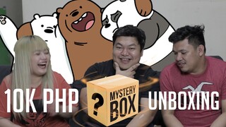 10K MYSTERY UNBOXING with the WE BARE BEARS!