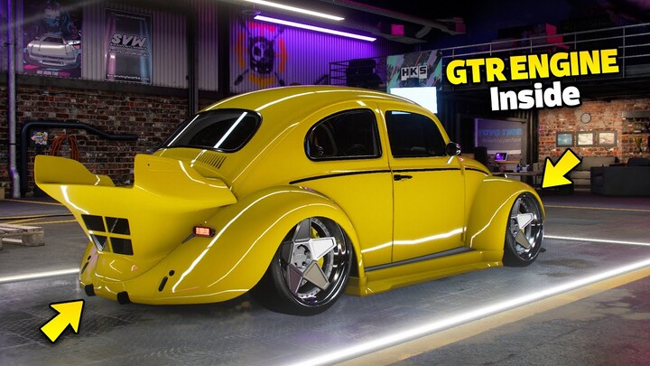 Need for Speed Heat - 1400+HP Volkswagen Beetle Customization | Real Engine & Sound