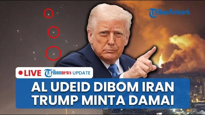 🔴LIVE: Trump Panik Pangkalannya Dirudal Khamenei, Langsung Umumkan Gencatan Senjata Iran-Israel