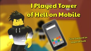I Played Tower of hell on Mobile