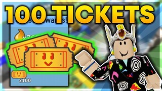 BROWN BEAR 150TH QUEST GIVES 100 TICKETS!! - [BEE SWARM SIM]