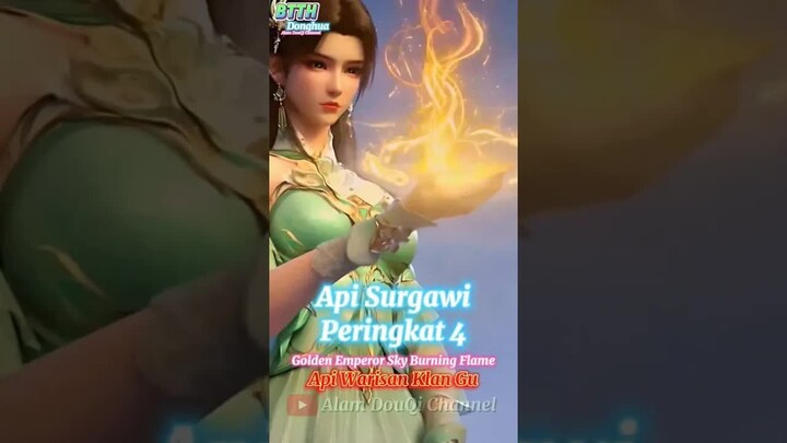 API SURGAWI RANK 4 Golden Emperor Sky Burning Flame BTTH #btth #donghua #xiao