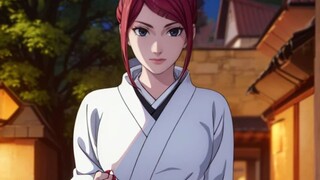 KUSHINA BUKA JUBAH DI HADAPAN MINATO