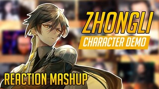 REACTION MASHUP (Zhongli Character Trailer) | Genshin Impact