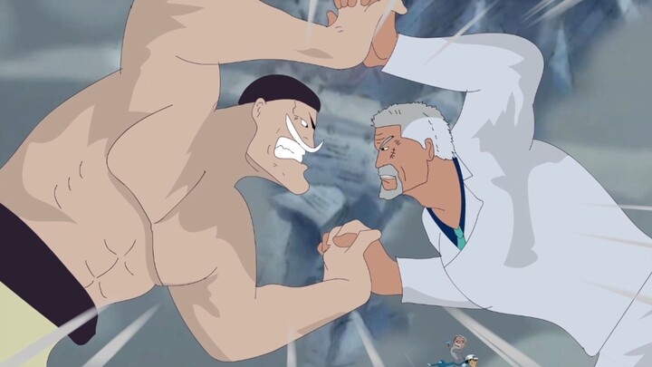 Eksekusi Empat Kaisar Akainu (Bagian 3) Shirohige vs. Garp Yang Terkuat vs. Yang Terkuat