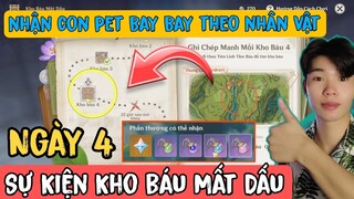Cách chơi sự kiện kho báu mất dấu Genshin Impact | Ghi chép Manh Mối bị mất dấu ngày 4