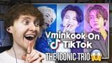 THE ICONIC TRIO! (BTS Maknae Line (Vminkook) TikTok Compilation 2021 | Reaction)