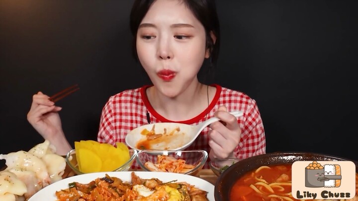 Sacheon Bibimbap Mukbang với Gopchang Jjambbong trên cùng với Gopchang bò Hàn Quốc! #amthuc