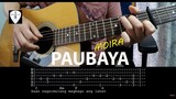 PAUBAYA (Moira dela Torre) Fingerstyle Guitar Tutorial w Tabs, Chords & Lyrics