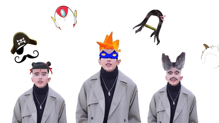 Kunkun can’t find his middle part anymore. Can you help him?