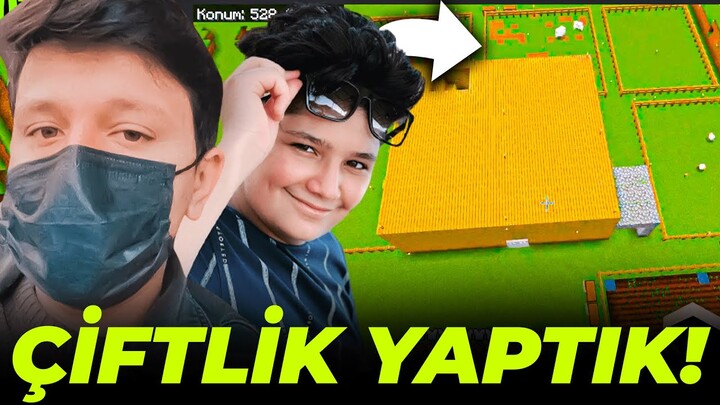 ÇİFTLİK YAPTIK! YENİ TARLAMIZ!!