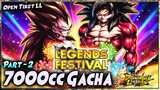 LANJUT 7000cc GACHA LEGENDS FEST GOKU VEGETA SS4 & OPEN LL TIKET 🔥 Dragon Ball Legends