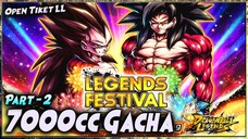 LANJUT 7000cc GACHA LEGENDS FEST GOKU VEGETA SS4 & OPEN LL TIKET 🔥 Dragon Ball Legends