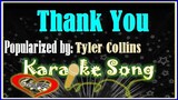 Thank You by Tyler Collins Karaoke Version- Minus One- Karaoke Cover