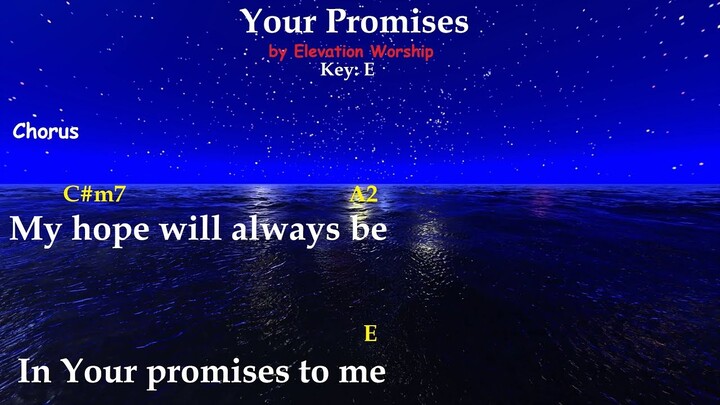 Your Promises | Acoustic | Elevation Worship | Lyrics and chords