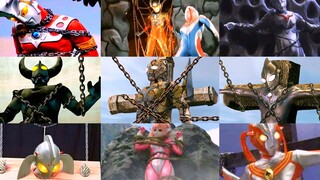 Counting 10 Ultramans who were tied up by monsters, Dyna was drained of energy, and Max was transfor
