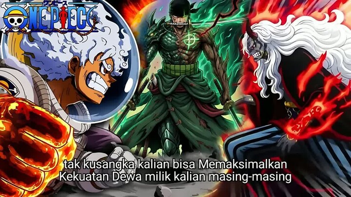 ONE PIECE TERBARU - GABUNGAN 3 DEWA MEMBUAT IMU TERKEJUT! LUFFY ZORO CHOPPER ADALAH PENERUS DEWA
